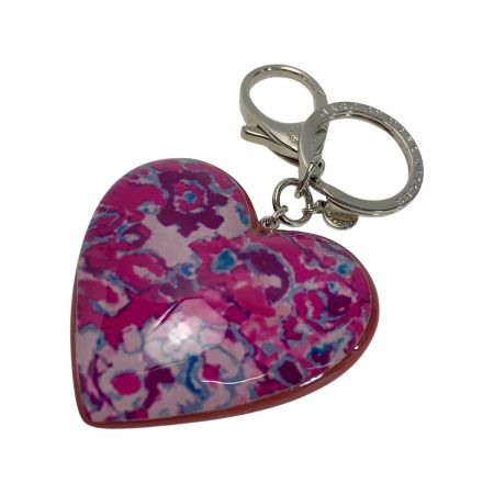  MARC BY MARC JACOBS マークバイマークジェイコブス ハート型 マーブル模様 キーホルダー チャーム
