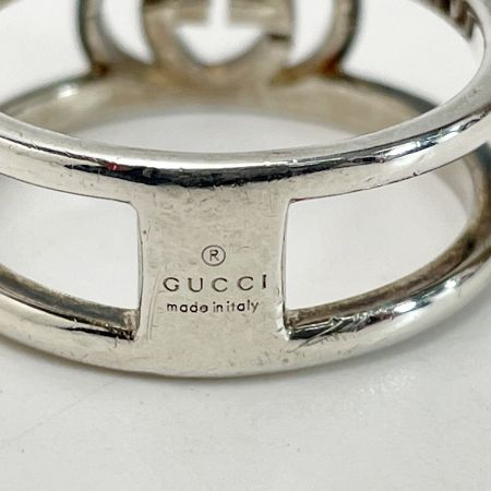 GUCCI グッチ インターロッキング GGリング SV925 シルバー 21号 指輪