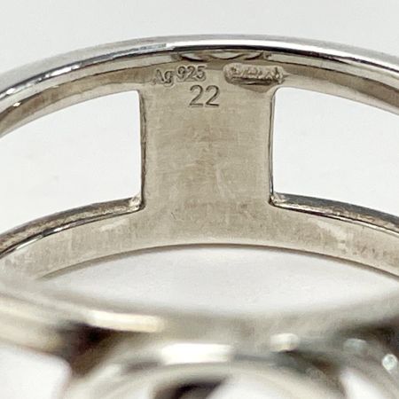  GUCCI グッチ インターロッキング GGリング SV925 シルバー 21号 指輪