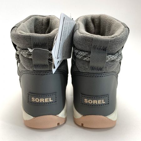 SOREL ソレル ショートブーツ スノーブーツ  NL3438-052 グレー SIZE 24cm 箱付き レディース