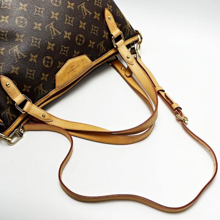  LOUIS VUITTON ルイヴィトン モノグラム エストレーラMM M41232 ブラウン 2WAYショルダーバッグ レディース ゴールド金具