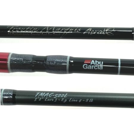  Abu Garcia アブガルシア Troutin Marquis Asrai トラウティン マーキス アスレイ TMAC-522L ルアーロッド 竿袋付き