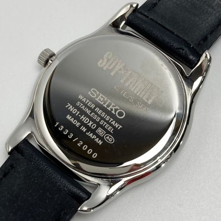  SEIKO セイコー SPYｘFAMILY コラボウォッチ 限定品 7N01-HDX0 クォーツ 腕時計 箱・取説有