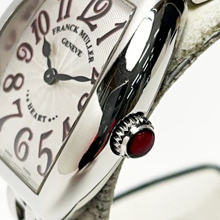  FRANCK MULLER Heart to Heart ACIER 5002SQZJA AC シルバー クォーツ 腕時計 箱・保証書有