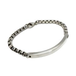 ☆☆ Tiffany & Co. ティファニー ティファニー ベネチアン リンクID ブレスレット シルバー SV925 Bランク