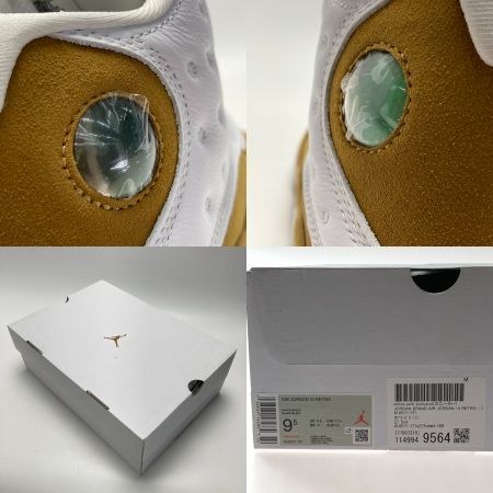  NIKE ナイキ AIR JORDAN 13 RETRO スニーカー SIZE 27.5cm 414571-171 ホワイト×ブラウン メンズ 箱付き