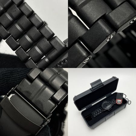  LUMINOX ルミノックス ネイビーシールズ カラーマーク 3050シリーズ 3050 ブラック クォーツ メンズ 腕時計 ケース有