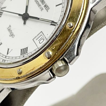 RAYMOND WEIL レイモンド ウェイル Tango ゴールド×シルバー クォーツ 白文字盤 メンズ 腕時計｜中古｜なんでもリサイクルビッグバン