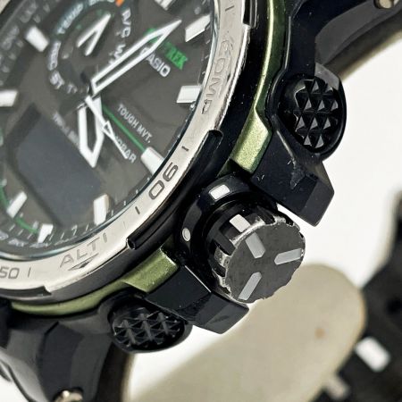  CASIO カシオ PRO TREK PRW-6000Y-1AJF ブラック系 電波ソーラー デジアナ 樹脂 メンズ 腕時計