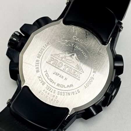  CASIO カシオ PRO TREK PRW-6000Y-1AJF ブラック系 電波ソーラー デジアナ 樹脂 メンズ 腕時計