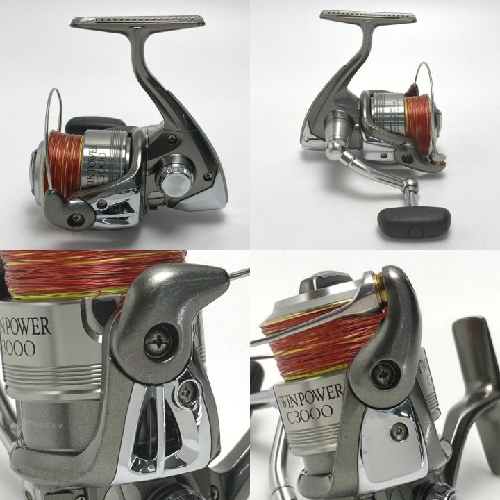 中古】 SHIMANO シマノ 05 TWINPOWER ツインパワー C3000 01922 スピニングリール  替えスプール付き｜総合リサイクルショップ なんでもリサイクルビッグバン オンラインストア