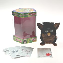 ☆☆ TOMY トミー おしゃべり天才ペット! ファービー 黒×茶 日本語版 Bランク