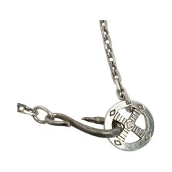 ☆☆ TADY & KING タディ&キング メディスンホイール イーグルフック チェーンネックレス シルバー Bランク