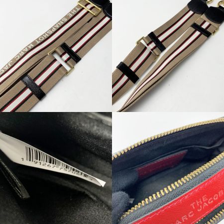  MARC JACOBS マークジェイコブス スナップショット M0012007 940 レッド ショルダーバッグ レディース ゴールド金具
