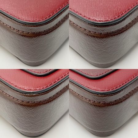  MARC JACOBS マークジェイコブス スナップショット M0012007 940 レッド ショルダーバッグ レディース ゴールド金具