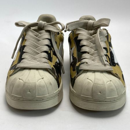  A BATHING APE アベイシングエイプ スニーカー 02XSHM191008K カーキ SIZE 27cm メンズ 箱付き
