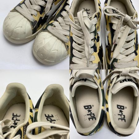  A BATHING APE アベイシングエイプ スニーカー 02XSHM191008K カーキ SIZE 27cm メンズ 箱付き