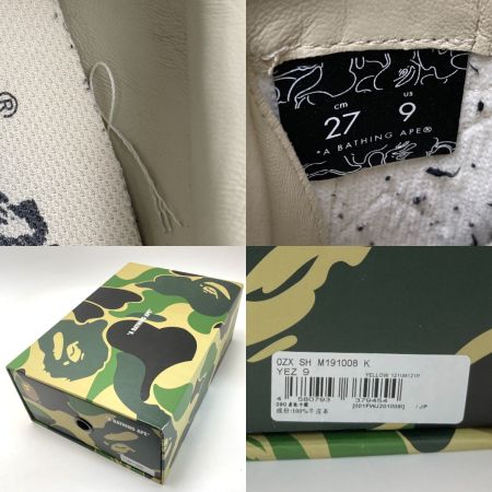  A BATHING APE アベイシングエイプ スニーカー 02XSHM191008K カーキ SIZE 27cm メンズ 箱付き