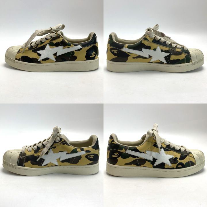 A BATHING APE アベイシングエイプ スニーカー OZX SH M191008 K カーキ SIZE 27cm メンズ  箱付き｜中古｜なんでもリサイクルビッグバン