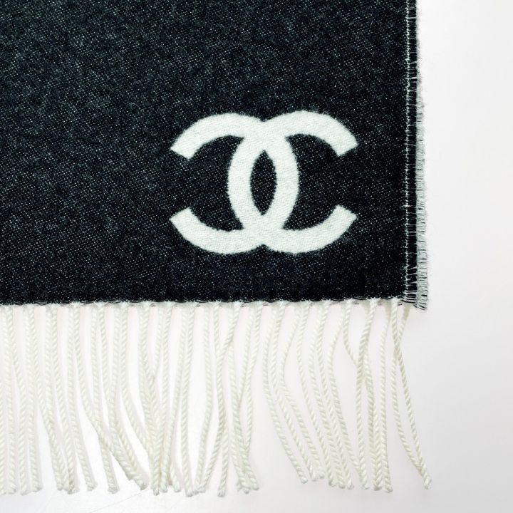 新品CHANEL 大判ストール 楽天市場】CHANEL シャネル 大判ストール シルク カシミヤ
