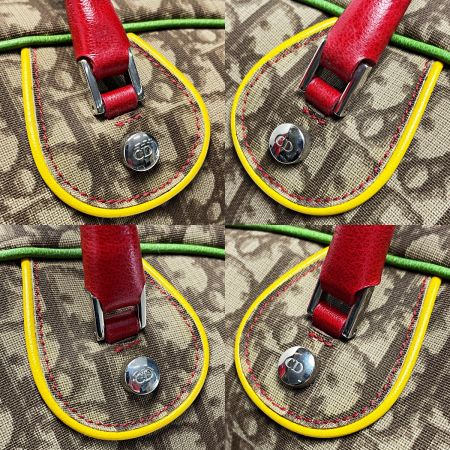  Christian Dior クリスチャンディオール トロッター ラスタ 01RU 1014 ミニボストンバッグ レディース シルバー金具