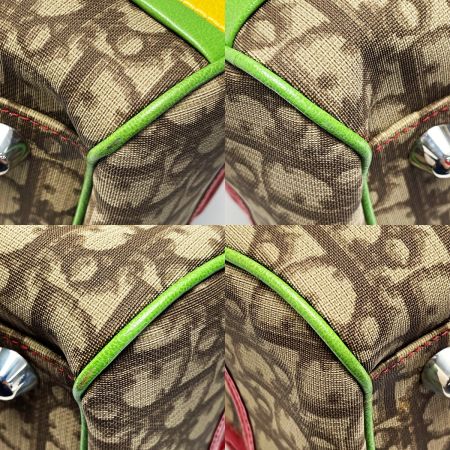  Christian Dior クリスチャンディオール トロッター ラスタ 01RU 1014 ミニボストンバッグ レディース シルバー金具