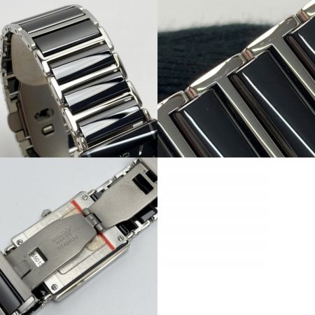  RADO ラドー ダイヤスター デイト 160.0486.3 ブラック クォーツ ボーイズ 腕時計 DIASTAR