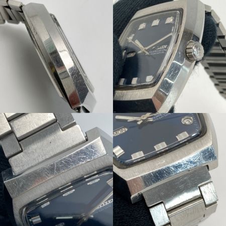  CITIZEN シチズン スクエアカスタム 25石 デイデイト 67-4516 ネイビー 自動巻き メンズ 腕時計 SQUARE CUSTOM