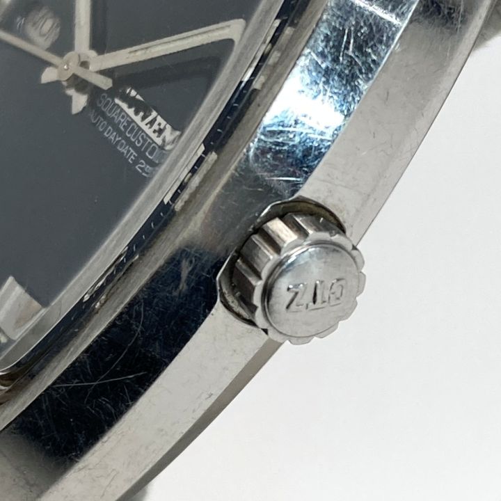 CITIZEN シチズン スクエアカスタム 25石 デイデイト 67-4516 ネイビー