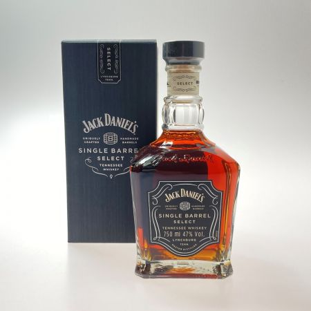  JACK DANIEL'S ジャックダニエル シングルバレル セレクト 750ml 47度 ウイスキー 古酒 箱有 SINGLE BARREL 未開栓