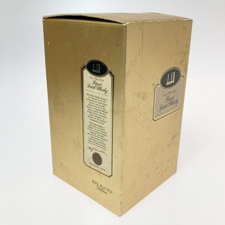  dunhill ダンヒル オールドマスター 500ml 43度 スコッチ ウイスキー 古酒 箱有 OLD MASTER 未開栓