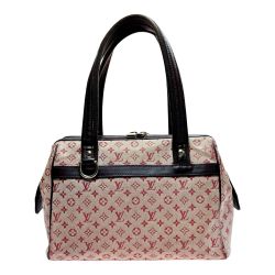 ☆☆ LOUIS VUITTON ルイヴィトン モノグラム・ミニ・ジョセフィーヌPM M92314 チェリー ハンドバッグ レディース ゴールド金具 Cランク
