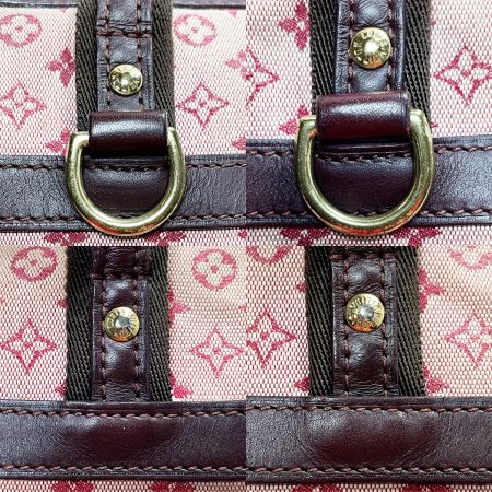  LOUIS VUITTON ルイヴィトン モノグラム・ミニ・ジョセフィーヌPM M92314 チェリー ハンドバッグ レディース ゴールド金具