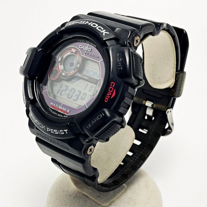 CASIO カシオ G-SHOCK MUDMAN マッドマン GW-9300-1JF ブラック 電波ソーラー デジタル メンズ 腕時計 ｜中古｜なんでもリサイクルビッグバン