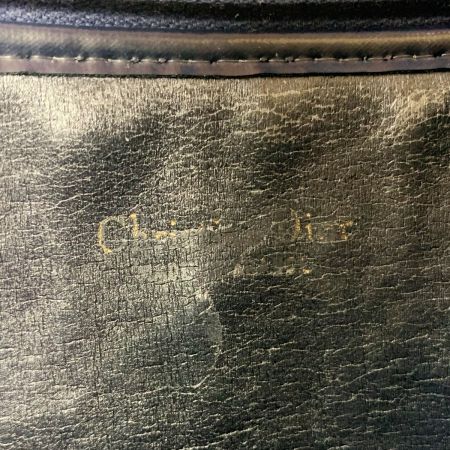  Christian Dior クリスチャンディオール トロッター キャンバス ネイビー コスメポーチ  レディース