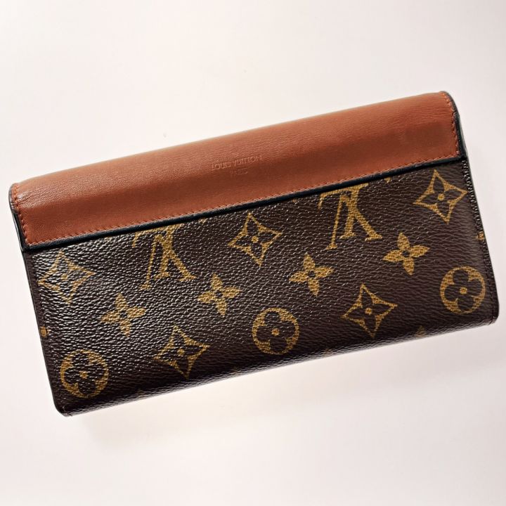 LOUIS VUITTON ルイヴィトン ポルトフォイユ・サラ テュイルリー M64098 モノグラム マロン 長財布 レディース  ゴールド金具｜中古｜なんでもリサイクルビッグバン