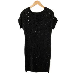 ☆☆ SPECCHIO スペッチオ プリーツワンピース サイズ 40 レディース 411-557 ブラック Bランク