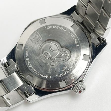  TAG HEUER タグホイヤー アクアレーサー WAF1415/CY9892 ホワイトシェル クォーツ 10Pダイヤ レディース 腕時計