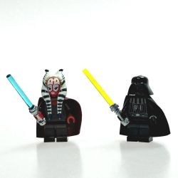 ☆☆  LEGO レゴ スターウォーズ ミニフィグ ダースベイダー シャクティ 2体セット Bランク