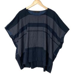 ☆☆ 萌 MOYURU カットソー サイズ M-L レディース ネイビー Bランク