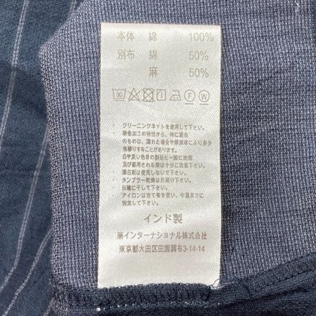  萌 MOYURU カットソー サイズ M-L レディース ネイビー