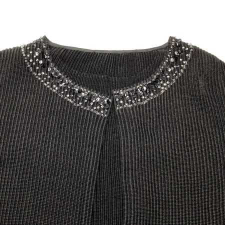  SPECCHIO スペッチオ プリーツカーディガン サイズ 40 レディース 411-463 ブラック