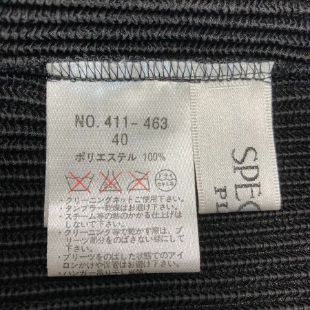  SPECCHIO スペッチオ プリーツカーディガン サイズ 40 レディース 411-463 ブラック