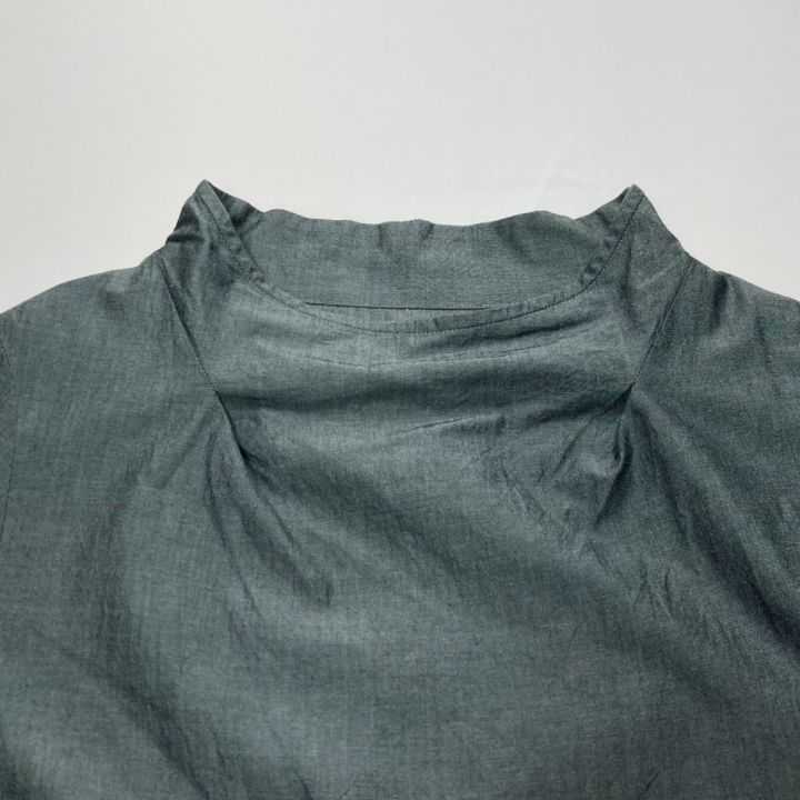 jiu 慈雨 ワンピース サイズ 40 レディース 09122179 グレー×ブルー