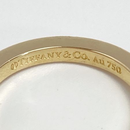  Tiffany & Co. ティファニー Tスクエア リング K18YG イエローゴールド 18号 指輪