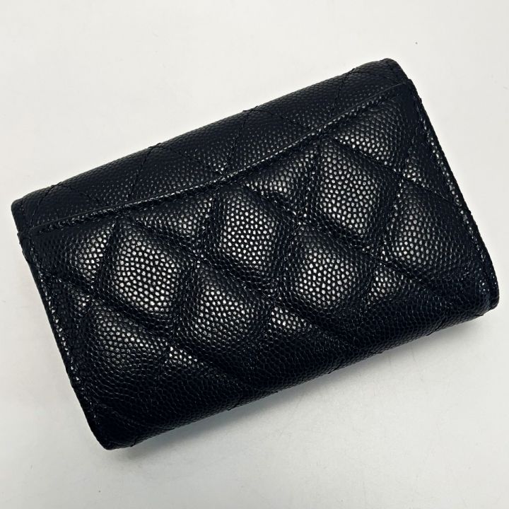 CHANEL シャネル マトラッセ ブラック キーケース 4連 キャビアスキン レディース ゴールド金具  ギャランティカード有｜中古｜なんでもリサイクルビッグバン