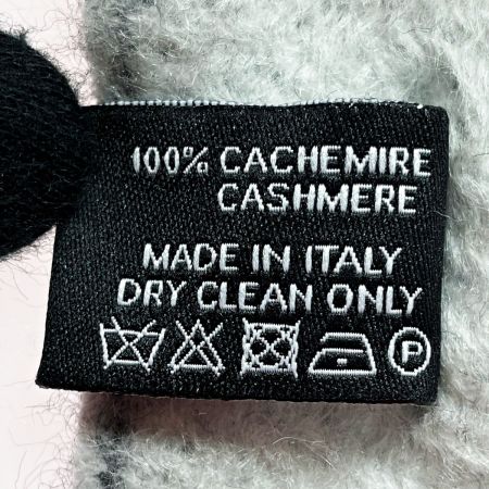  CHANEL シャネル ストール ブラック×ホワイト ココマーク カシミヤ100% レディース