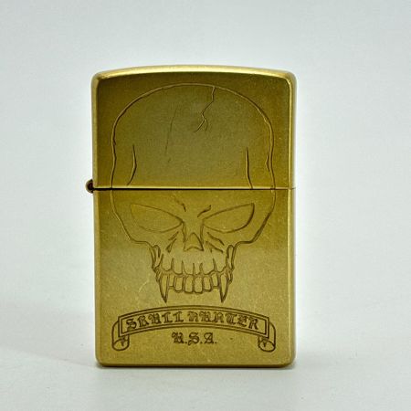  ZIPPO ジッポー オイルライター 2005年製 SKULL HANTER U.S.A.