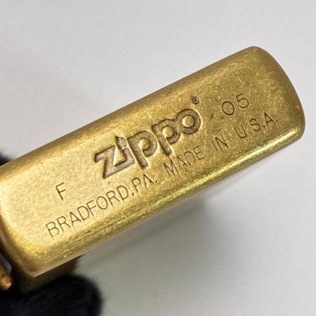  ZIPPO ジッポー オイルライター 2005年製 SKULL HANTER U.S.A.