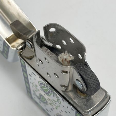  ZIPPO ジッポー ライター 1998年製 200ペイズリーGR 箱有 200PAISLEY